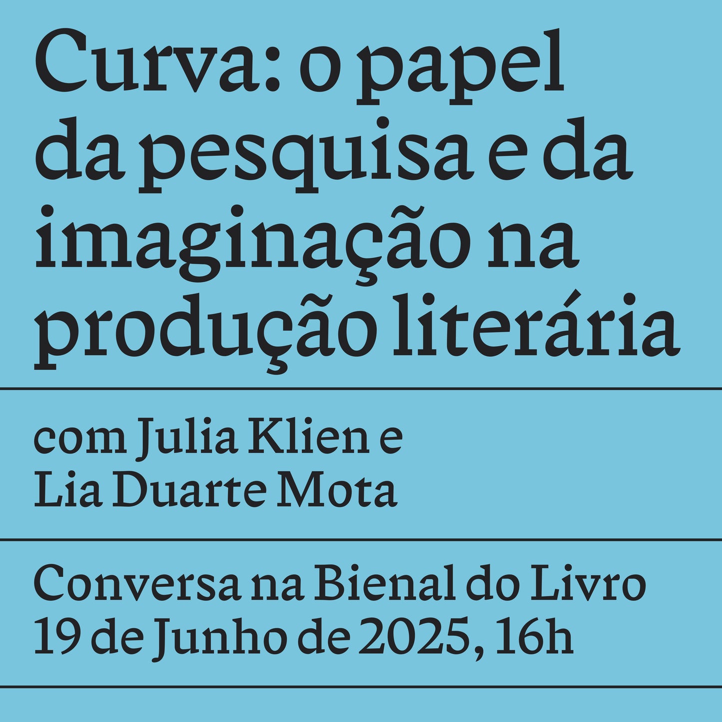 Curva: o papel da pesquisa e da imaginação na produção literária